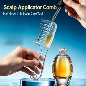 Refillable oil comb